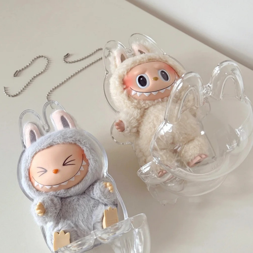 Labubu 4K HD Thick Transparent Protective Case