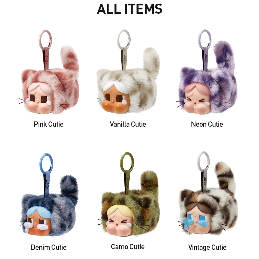 POP MART CRYBABY Wild but Cutie Series - Vinyl Plush Pendant Blind Box