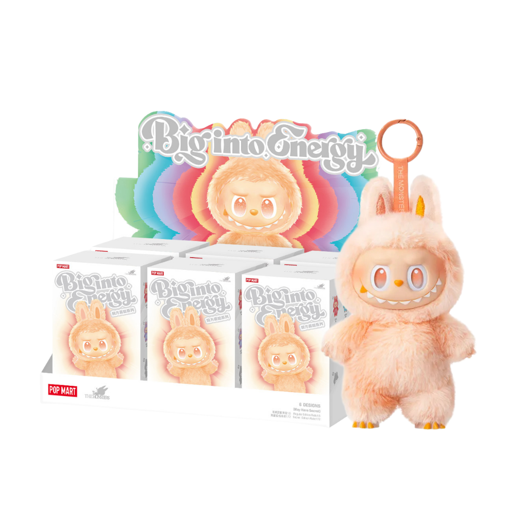 （PRE-ORDER / 2 WEEKS) POP MART THE MONSTERS Big into Energy Series-Vinyl Plush Pendant Blind Box