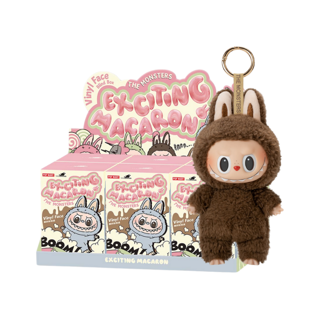 （PRE-ORDER / 2 WEEKS) POP MART THE MONSTERS - Exciting Macaron Vinyl Face Blind Box